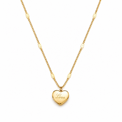 Heart Bow Necklace